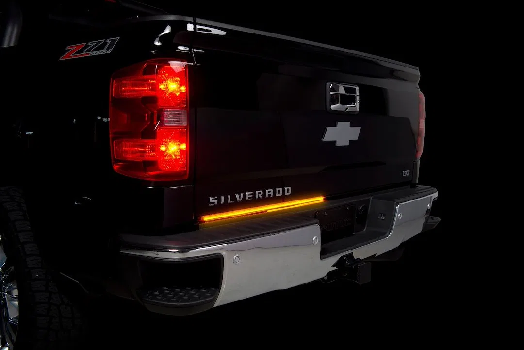 92011-48 – PUTCO Light Bar, LED 48 Inch Length Blue Strobe Chip On Board LED Clear Lens Black Housing Surface Mount W...